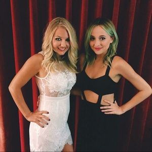 Black open cut maxi dress